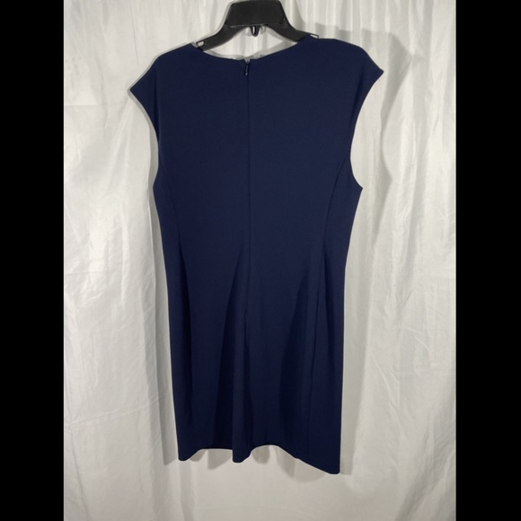 NWT Vince Camuto Side Lace Ponte Dress 14 Sky Blue - Picture 8 of 12